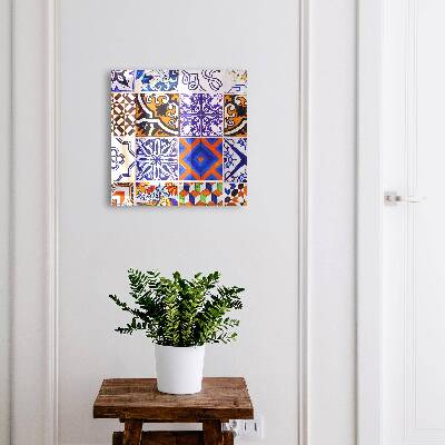 Key storage box Colorful tiles