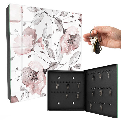 Key cabinet for wall Romantic pattern