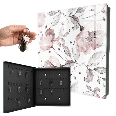 Key cabinet for wall Romantic pattern