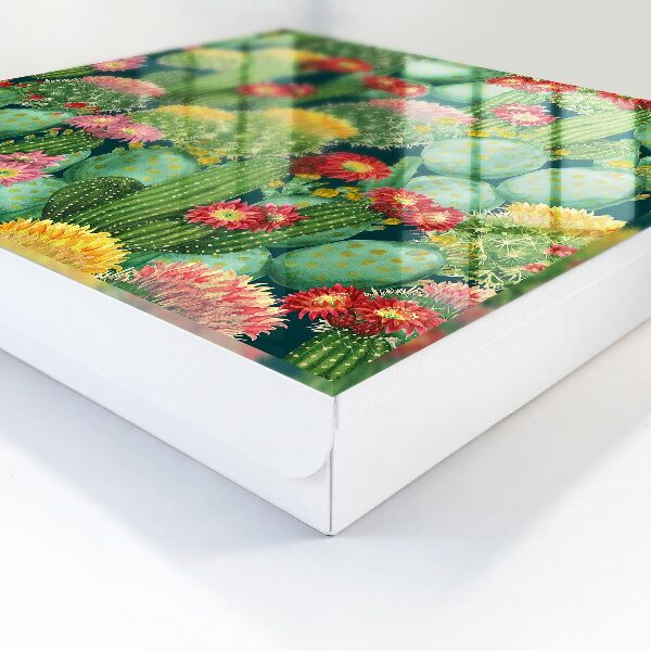 Key storage box Colorful garden