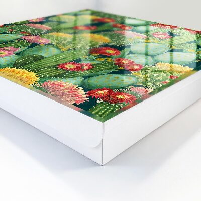 Key storage box Colorful garden