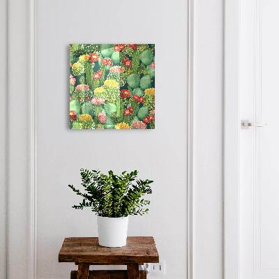 Key storage box Colorful garden