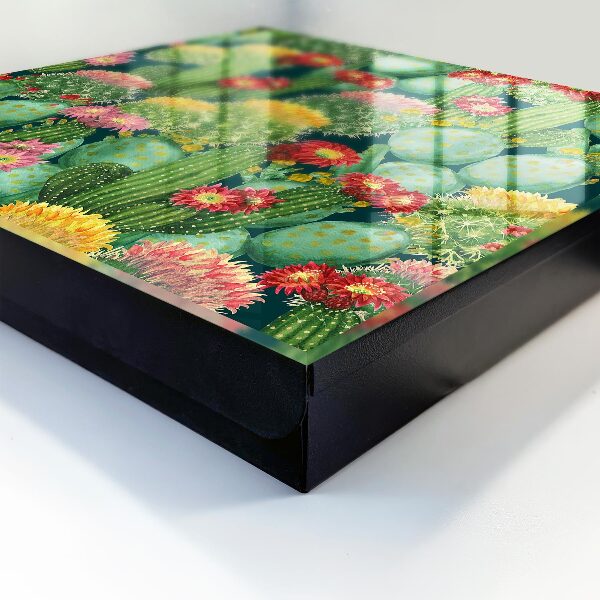 Key storage box Colorful garden