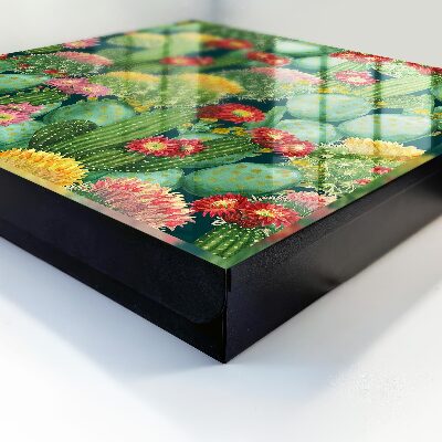 Key storage box Colorful garden