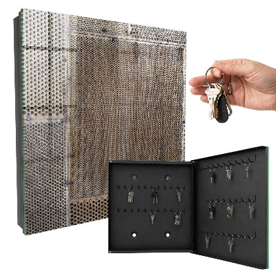 Key cabinet for wall Industrial pattern