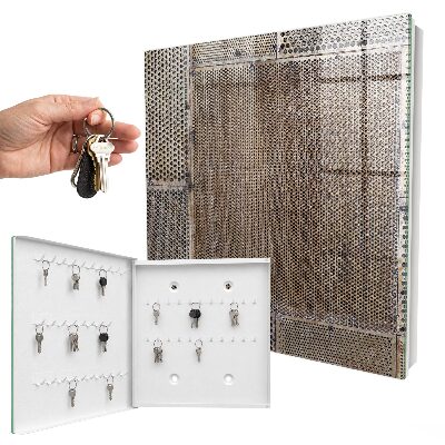 Key cabinet for wall Industrial pattern
