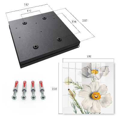 Key storage box Flowers of nature