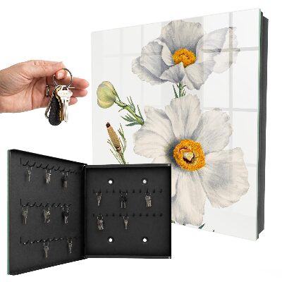 Key storage box Flowers of nature