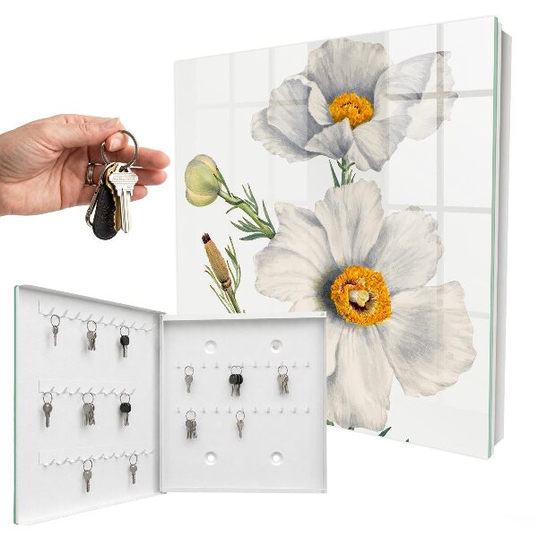 Key storage box Flowers of nature