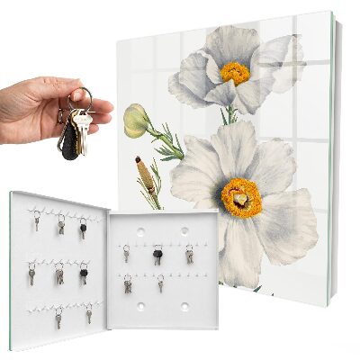 Key storage box Flowers of nature