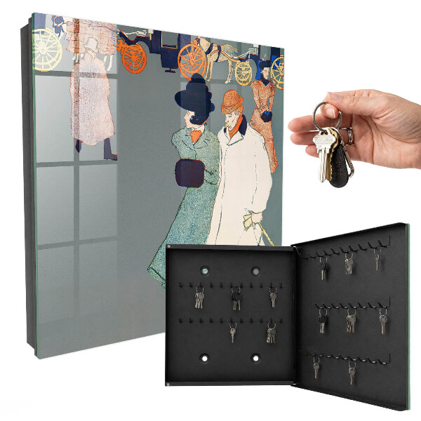 Key cabinet for wall A walk around the city
