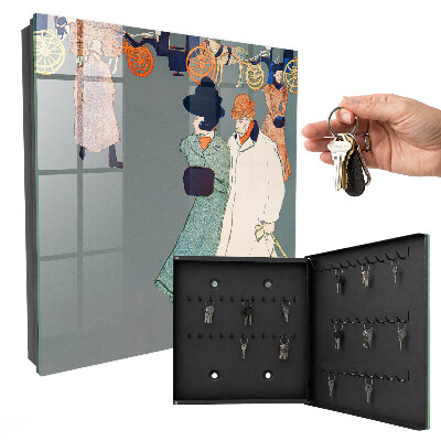 Key cabinet for wall A walk around the city