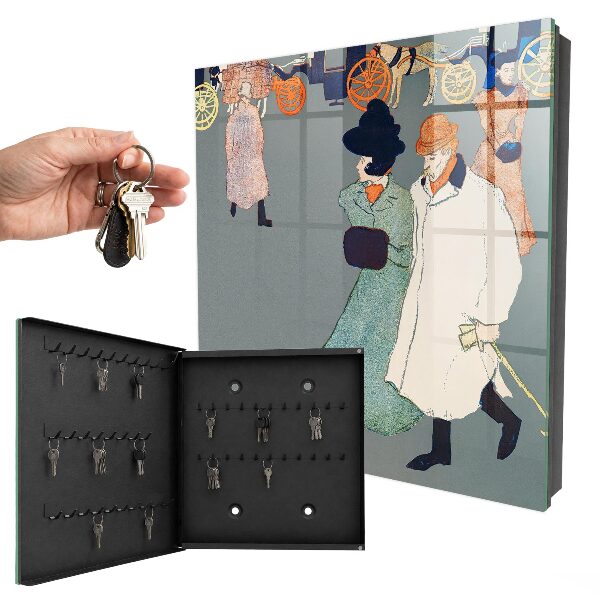 Key cabinet for wall A walk around the city