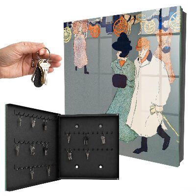 Key cabinet for wall A walk around the city