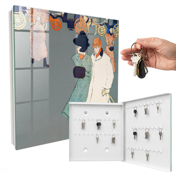 Key cabinet for wall A walk around the city
