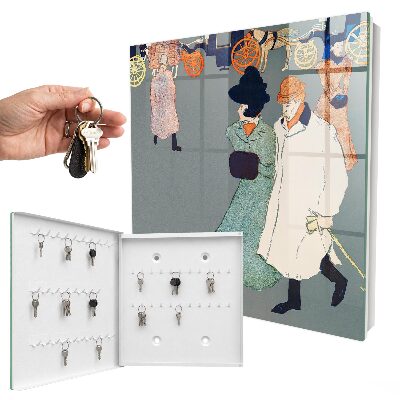 Key cabinet for wall A walk around the city