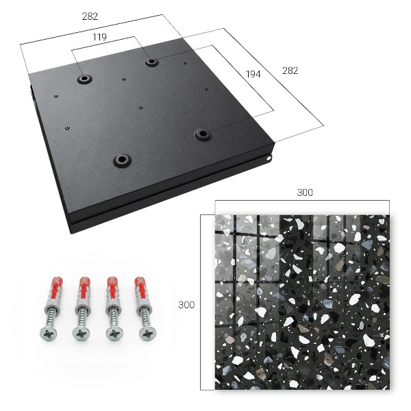 Key storage box Stylish mosaic