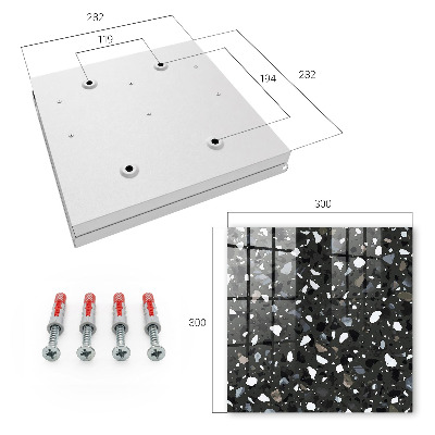Key storage box Stylish mosaic