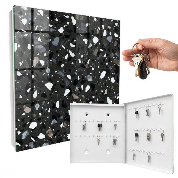 Key storage box Stylish mosaic