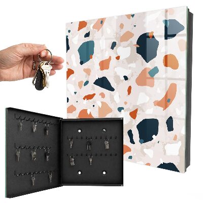 Key cabinet for wall Chaos of colors
