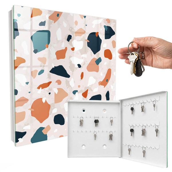 Key cabinet for wall Chaos of colors