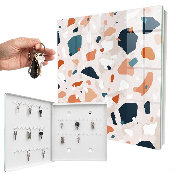 Key cabinet for wall Chaos of colors