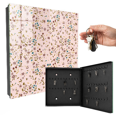 Key box Floral pattern