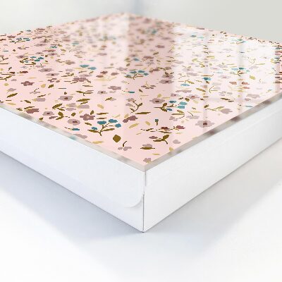 Key box Floral pattern