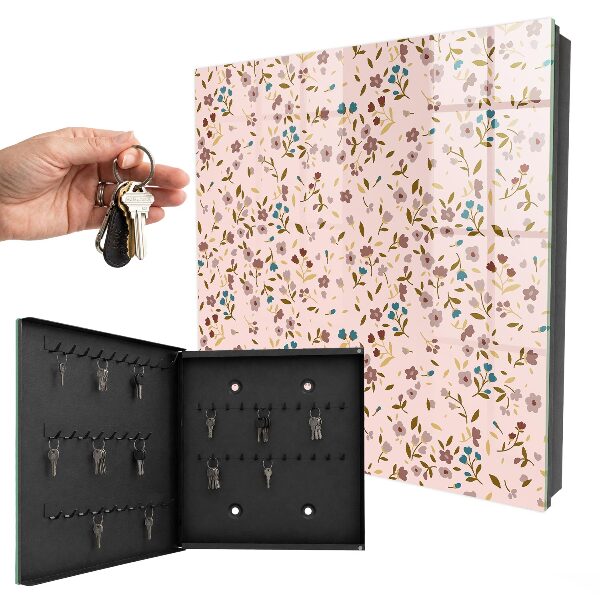 Key box Floral pattern