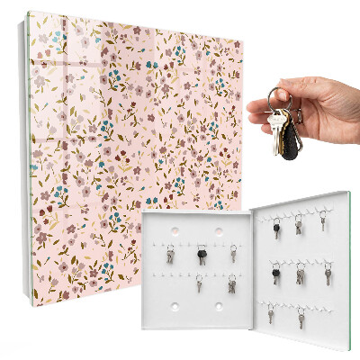 Key box Floral pattern