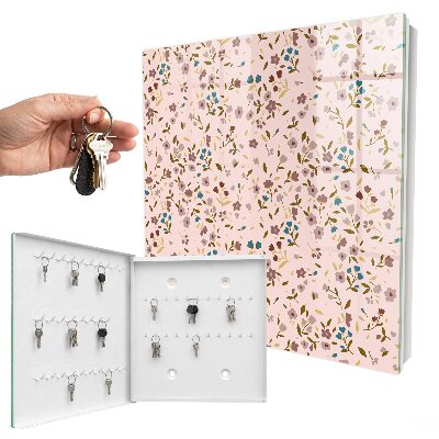 Key box Floral pattern