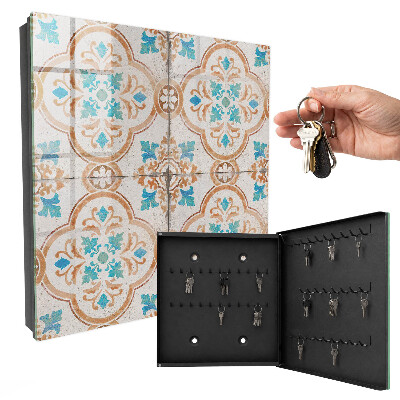 Key cabinet for wall Tile pattern