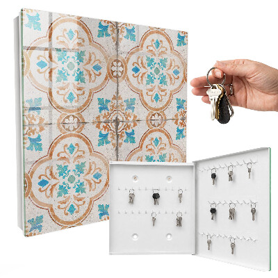 Key cabinet for wall Tile pattern
