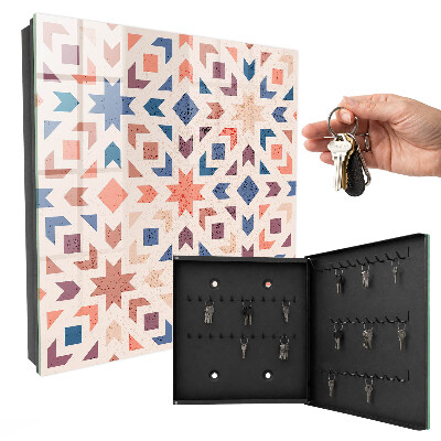 Key box Geometric pattern