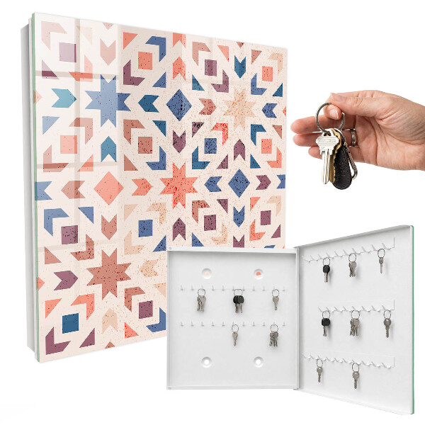 Key box Geometric pattern
