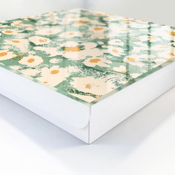 Key box Floral pattern