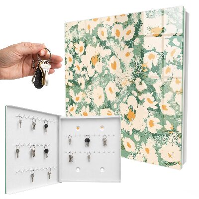 Key box Floral pattern