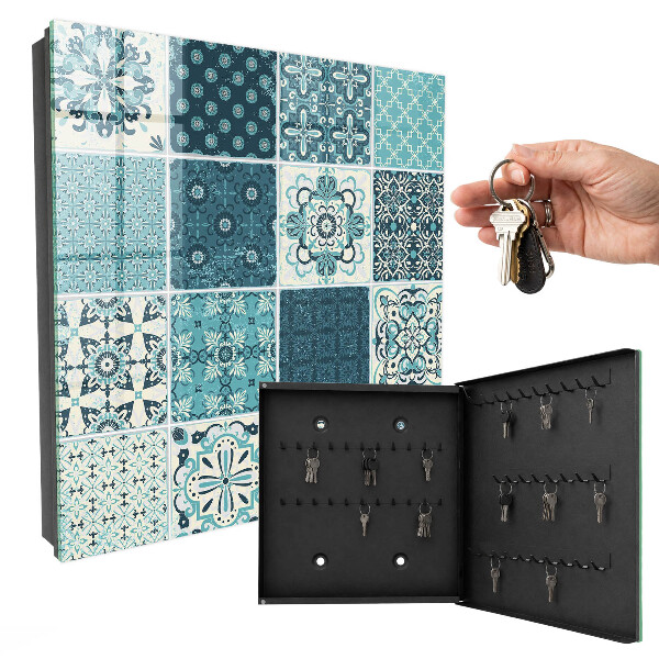 Key cabinet for wall Retro mosaic
