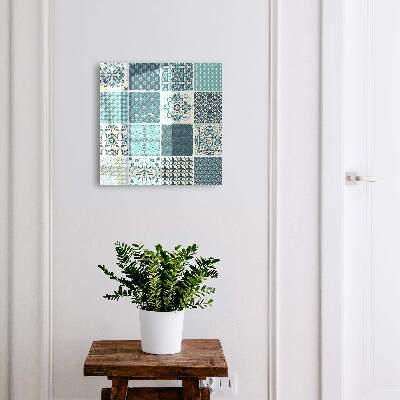 Key cabinet for wall Retro mosaic