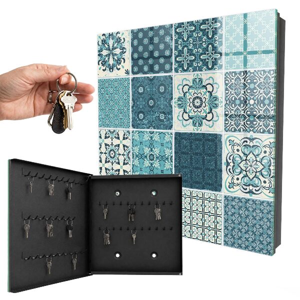 Key cabinet for wall Retro mosaic