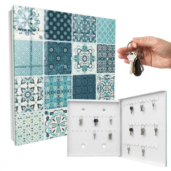 Key cabinet for wall Retro mosaic