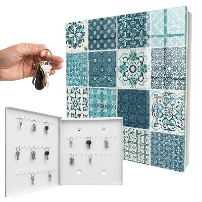 Key cabinet for wall Retro mosaic