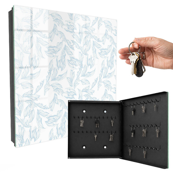 Key storage box Floral pattern