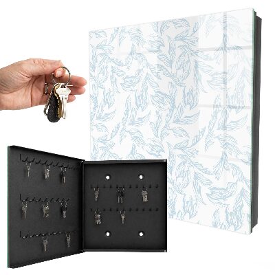 Key storage box Floral pattern