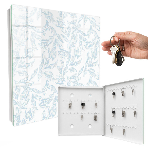 Key storage box Floral pattern