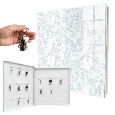 Key storage box Floral pattern