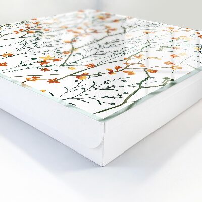 Key box Floral pattern