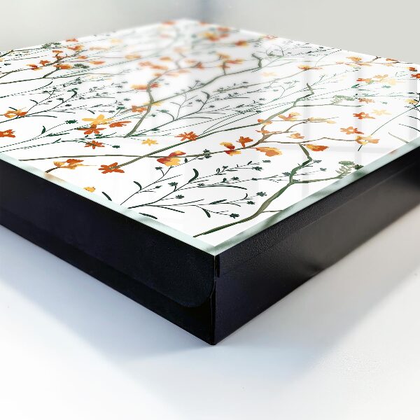 Key box Floral pattern