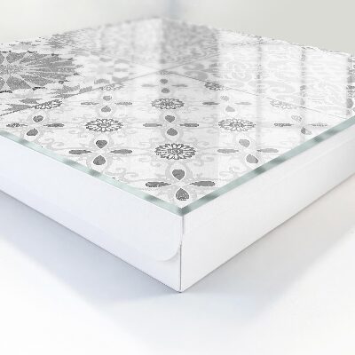 Key cabinet for wall Geometric patterns