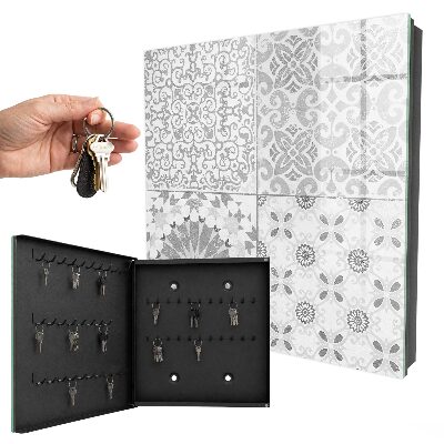 Key cabinet for wall Geometric patterns